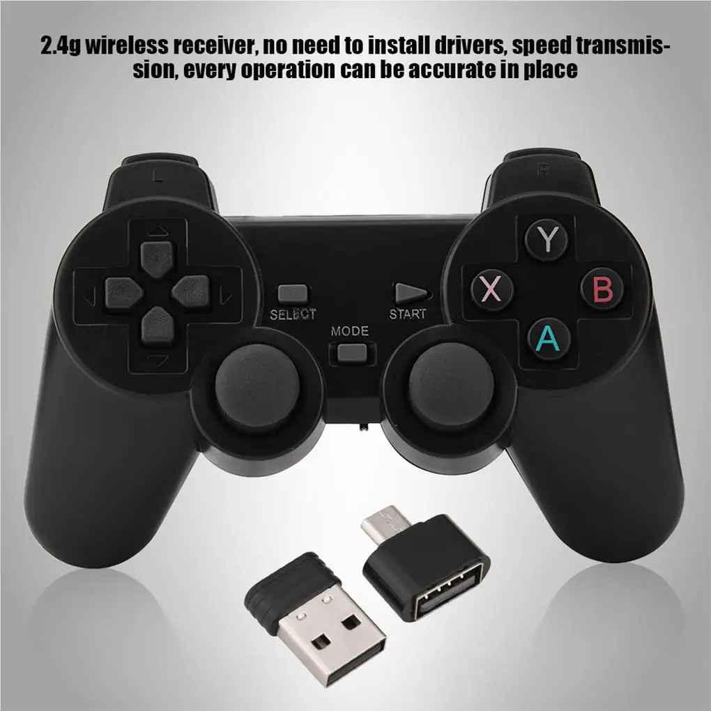 

2.4G Wireless Smart Gamepad Bluetooth Game Controller for TV Box PC Mobile Phone