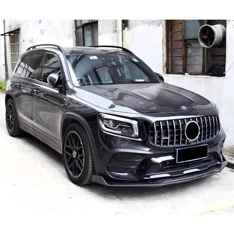 Передний разветвитель для Mercedes Benz GLB X247 180 200 220 GLB35 блестящая черная юбка кузова