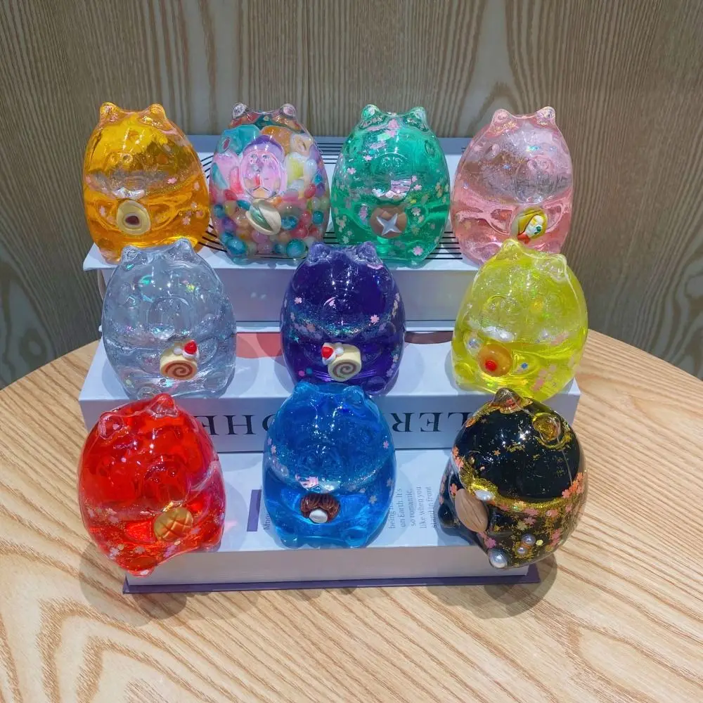 Блестящие куклы-капибары ярких цветов сверкающие поделки ювелирные изделия