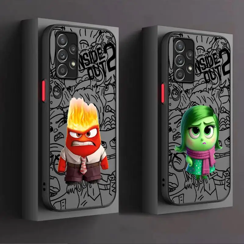 Чехол для телефона Disney Inside Out Vice Mente Samsung Galaxy A52 A32 A21s A16 A13 A55 A54 A12 A15 Los Kosovo матовый
