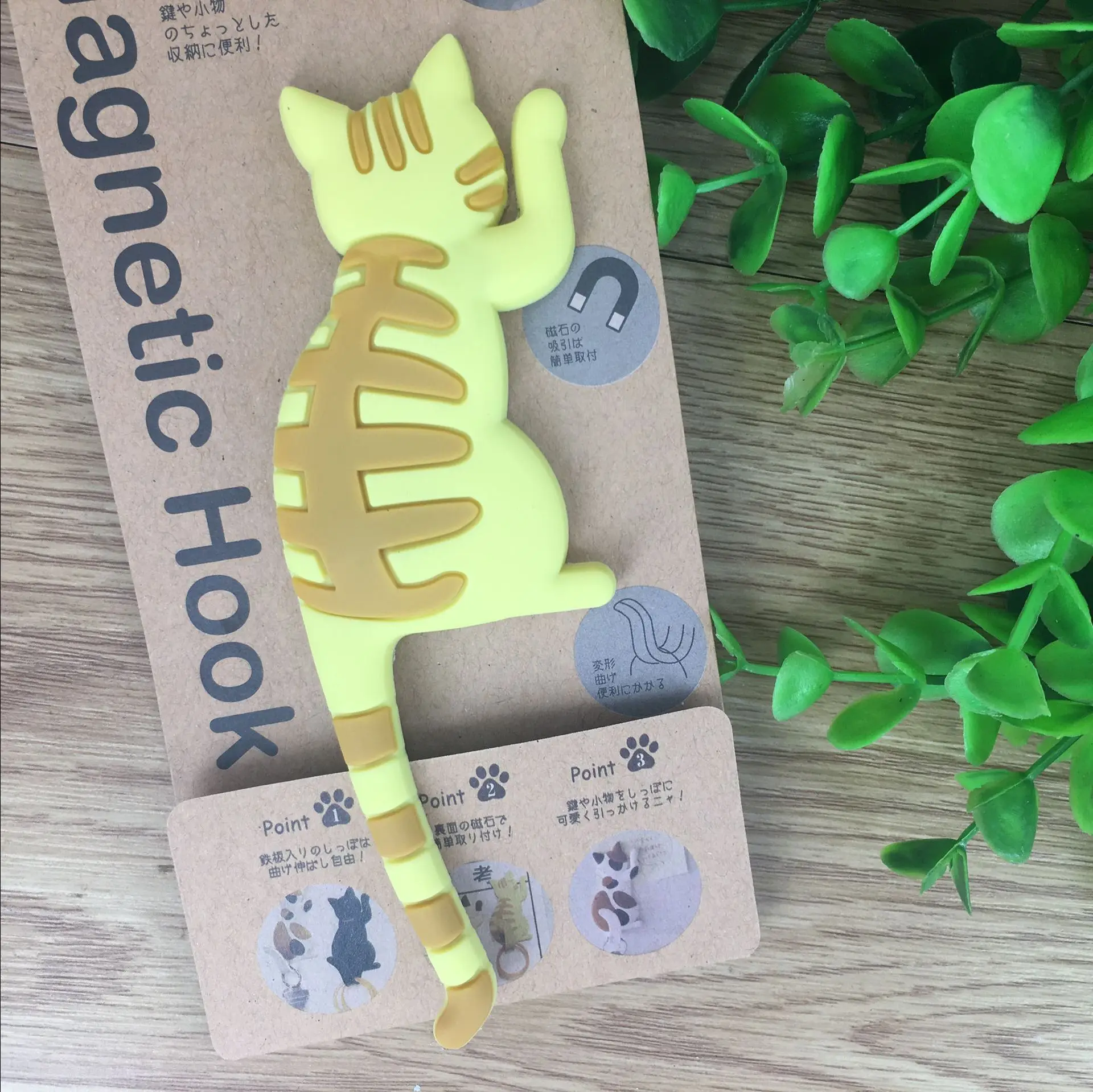 Милый Кот магнит на холодильник силиконовые Животные Магнитные наклейки кошки