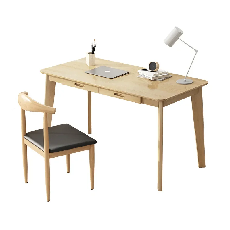

2023 Year AOLIVIYA Desk Nordic Ins Simple Desktop Computer Desk Home Bedroom Study Office Solid Wood Furniture Student Desk