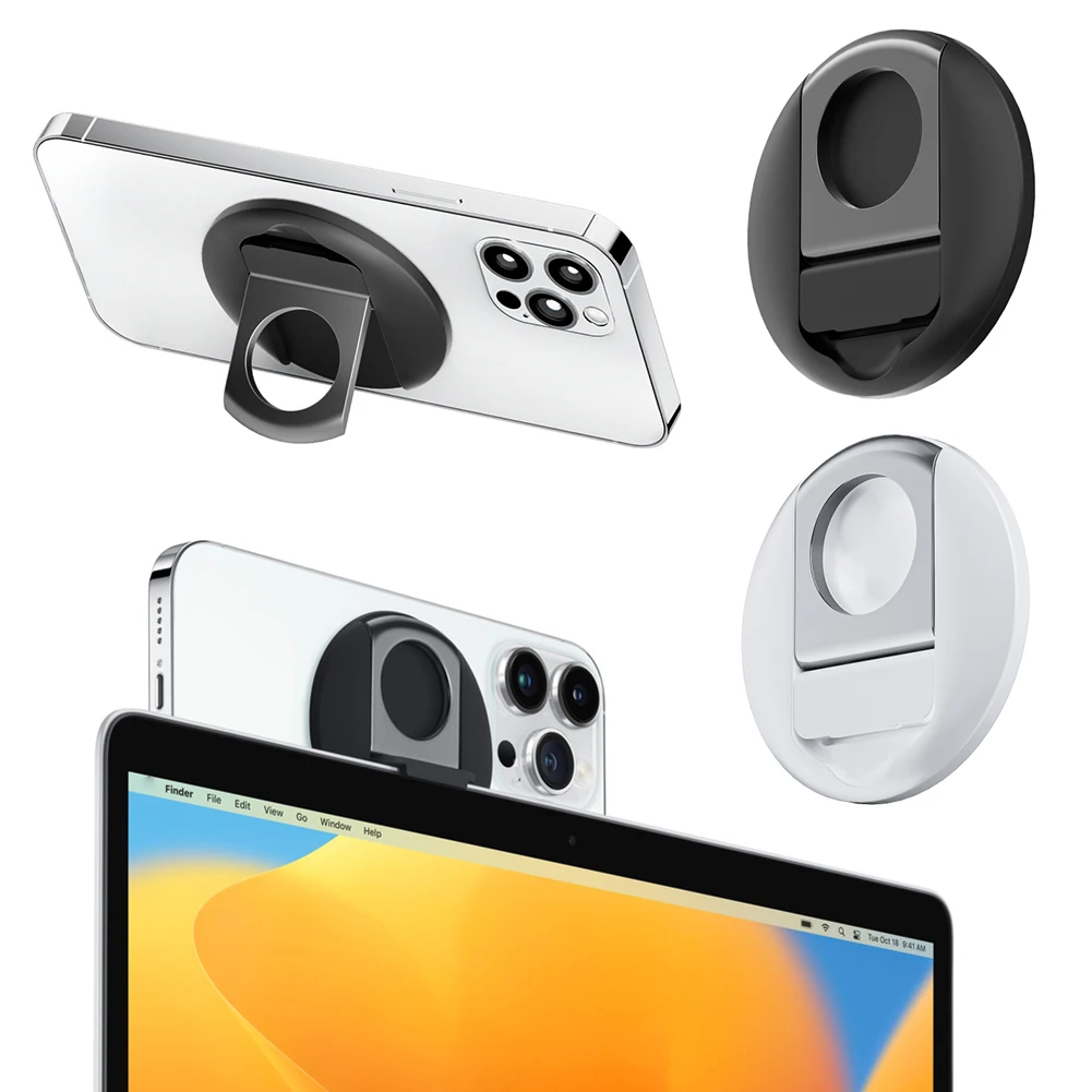 

Magnetic Phone Holder Continuity Camera Mount For OS 16.0 MacBook MacOS Ventura for iPhone 14 13 12 Magnetic Ring Buckle Holder
