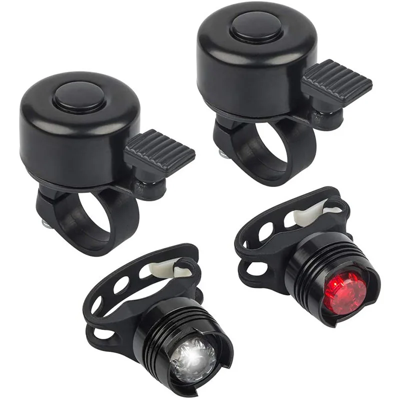 

Велосипедный звонок с задними фонарями, звуковой сигнал из алюминиевого сплава для горного велосипеда