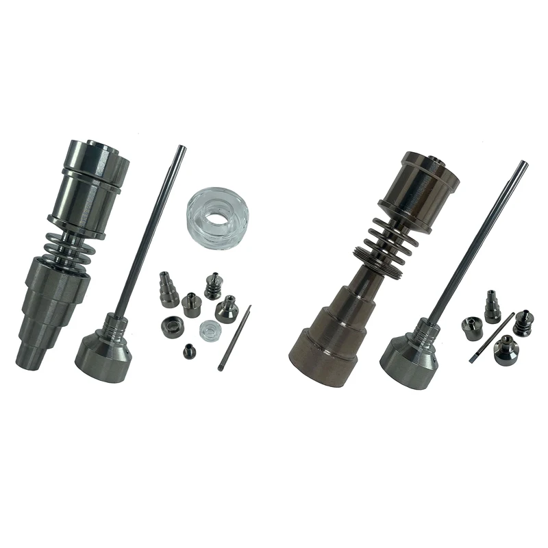 

Titanium Nail With Carb Cap For Enail - Universal Male Female - 20Mm Coil - 10Mm 14Mm 18Mm