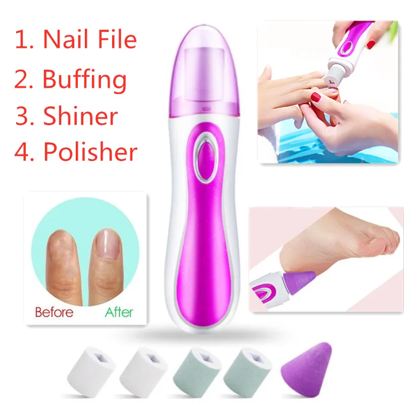 Electric Manicure/Pedicure Tool Polisher Easily File Buff an