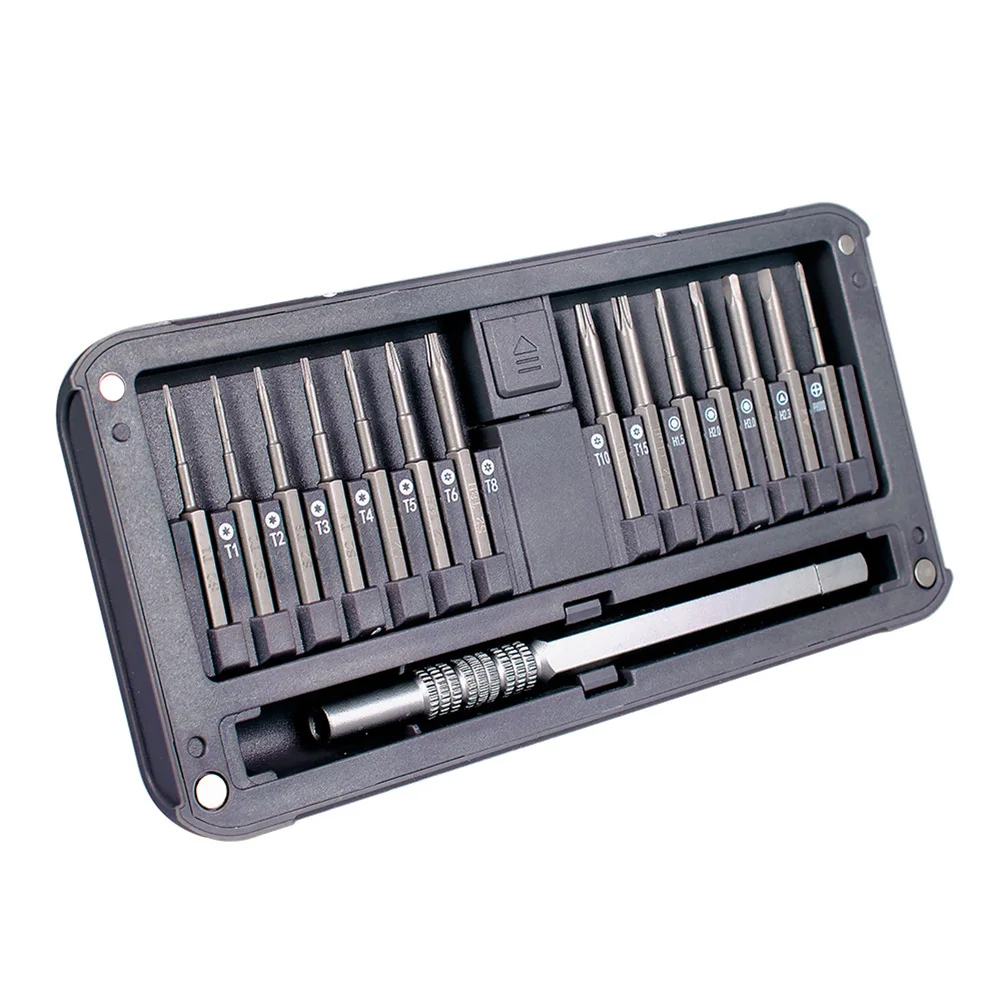 

1 Pc 30 In 1 Precision Hex Torx Slotted Corss Screwdriver Set For Electronic Equipment Phone Repair Hand Tool Accessories