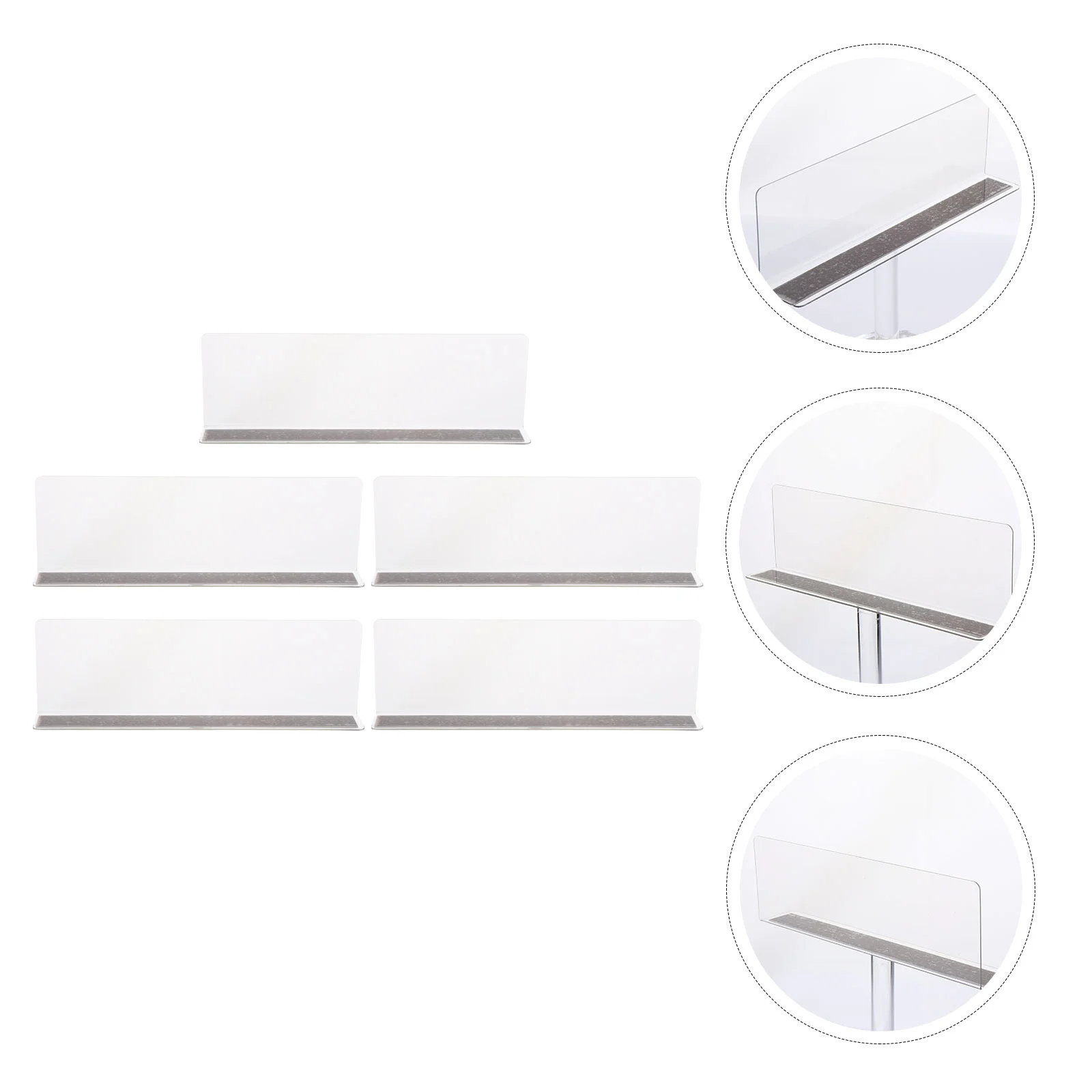 

Shelf Dividers Closet Divideracrylic Clear Organization Shelves Organizer Separators Classification Supermarketcommodity Closets