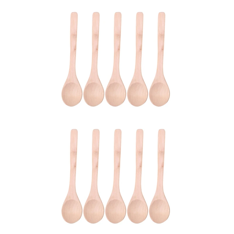 

10PC Small Wooden Spoons Kit Arts And Crafts Creative Pack