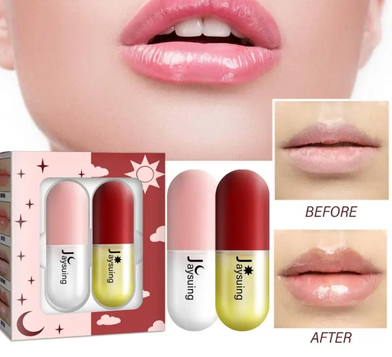 

Lip Oil Moisturizing Hydrating Mirror Water Lip Gloss Day Night Lip Care Lip Nourish 1set Lip Plumper Beauty Cosmetics Lip Gloss