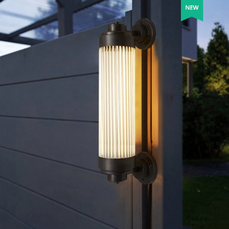 

наружный водонепроницаемый настенный светильник дворовый светильник балкон стены светильник современный простой балкон сад дача наружны...