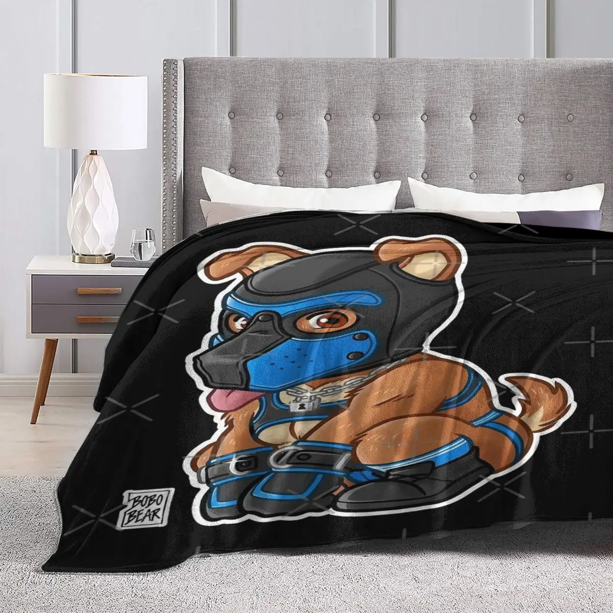 PLAYFUL PUPPY - СИНЯЯ МАСКА универсальное одеяло на четыре сезона с кондиционером для