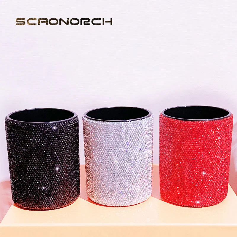 Lipstick Storage Box Pen Holder Storage Bucket Desktop Makeup Organizer Beauty Brush Holder