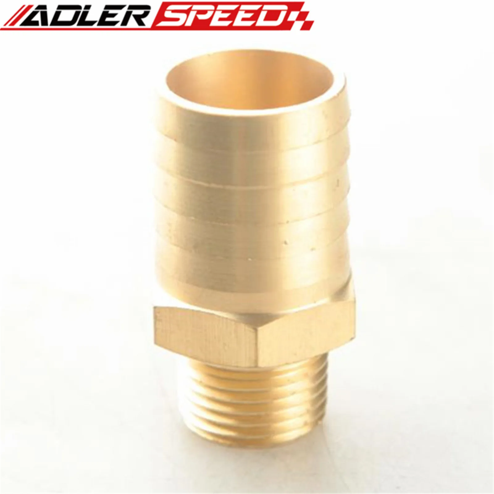 Прямой Латунный шланг с наружной резьбой 1 дюйм на 1/2 дюйма NPT Резьбовая труба