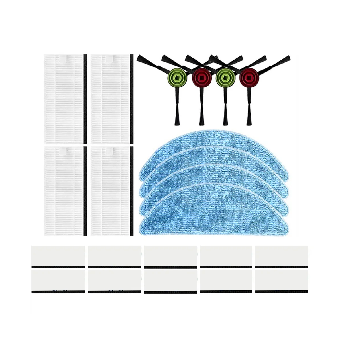 

Запчасти для робота-пылесоса Eternal Max X-Treme / Ultimate / Titanium/Vital, основная боковая щетка, фильтр НЕРА