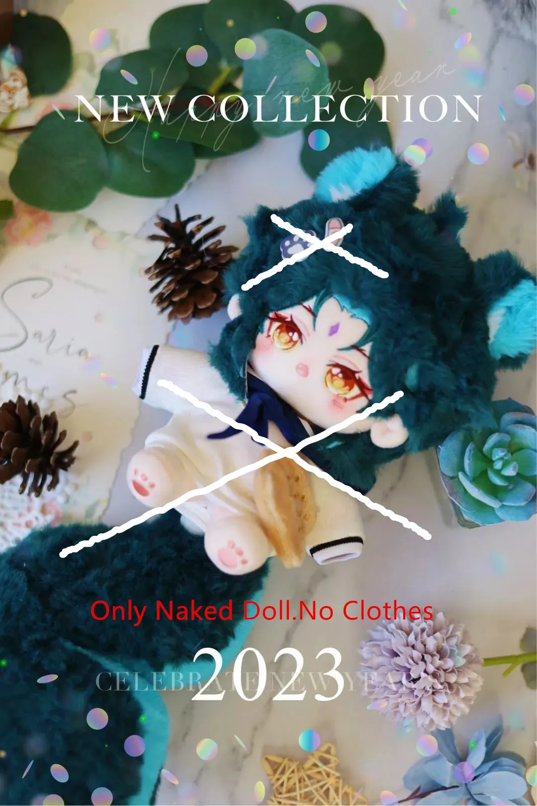 В наличии Genshin Impact Xiao 20 см куклы Комикс Игра воздействие только без одежды подушки