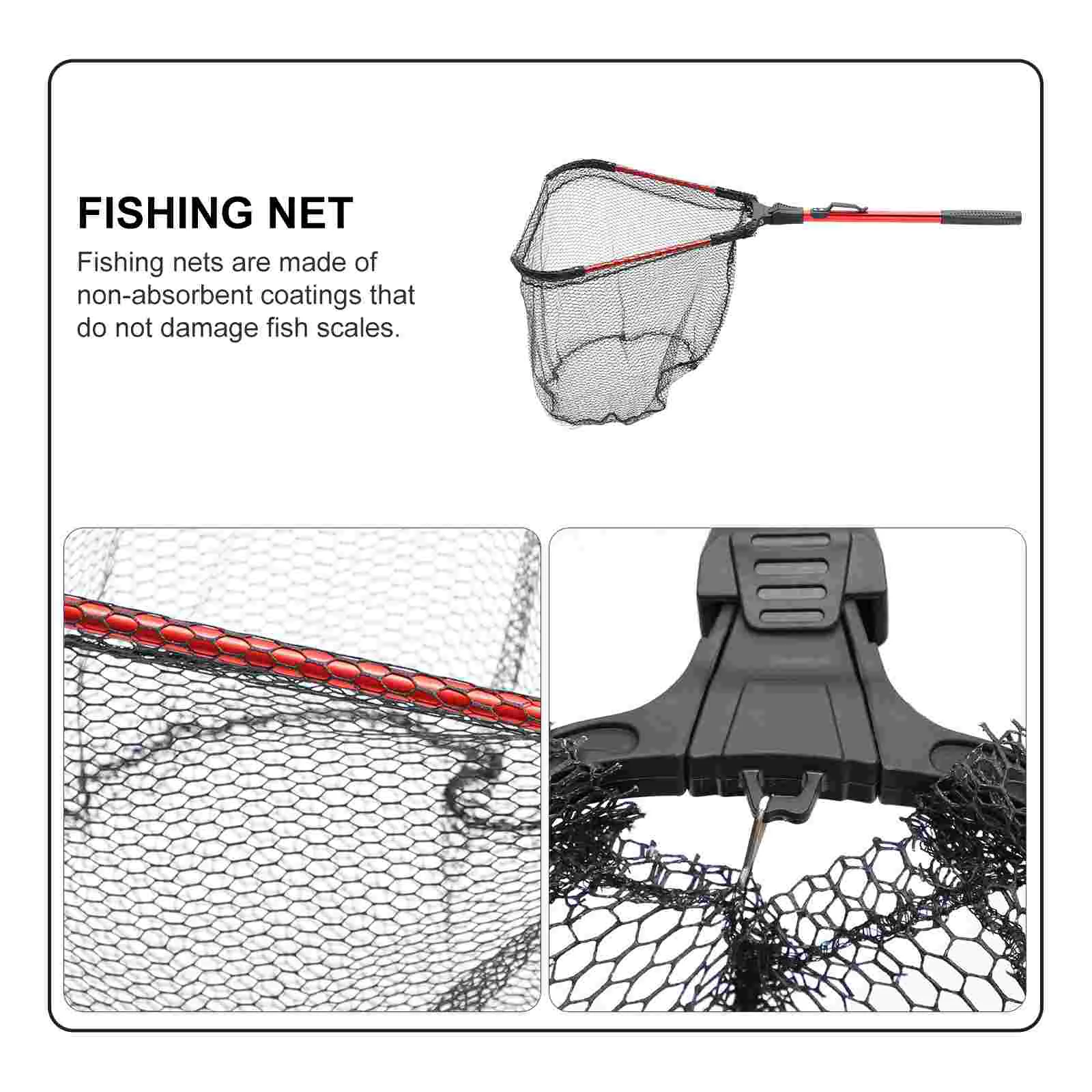 Складная телескопическая рыболовная сеть
