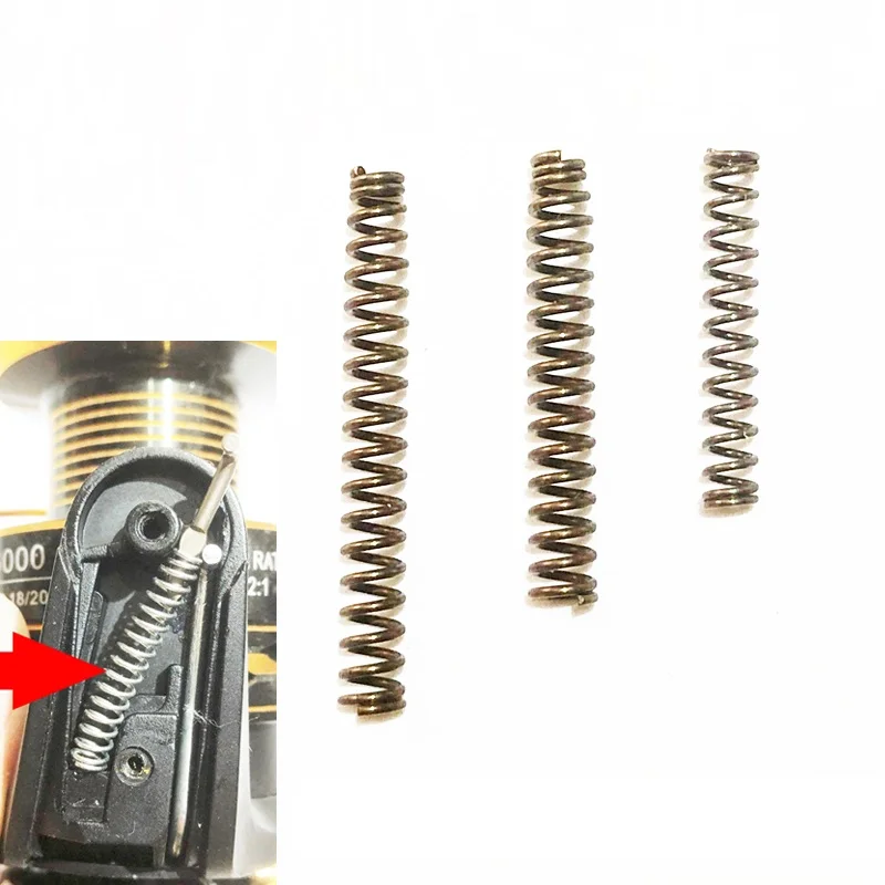 

Пружинная рыболовная катушка из стали