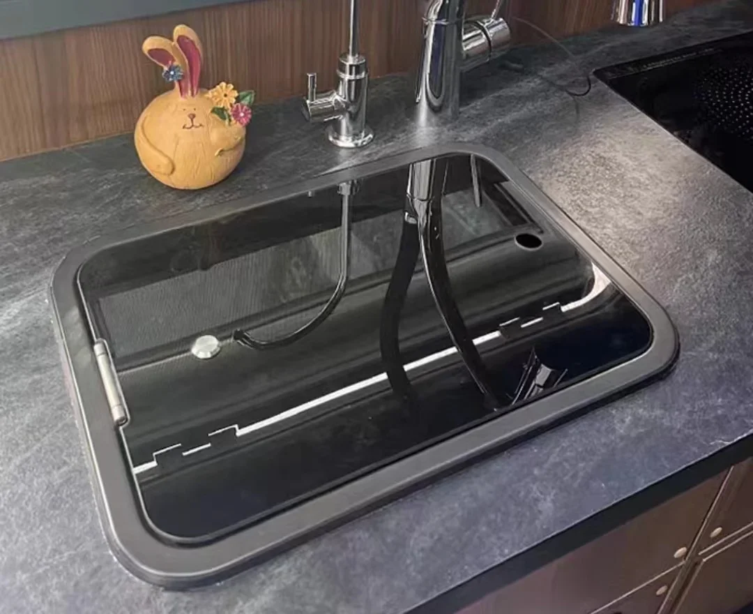 Раковина для плиты на колесах прямоугольный умывальник из нержавеющей стали с