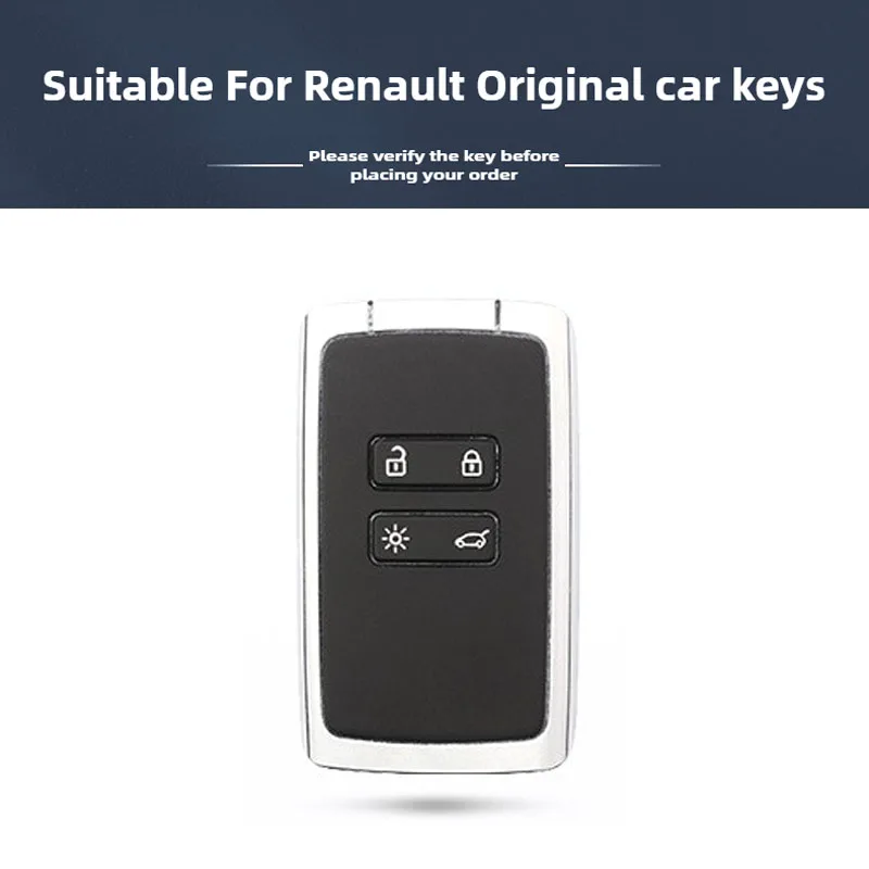 Фото Кожаный чехол для ключей автомобиля Renault Austral Kadjar Clio Megane Captur Arrana Kolaos Zoe Scenic Dacia Sandero Duster Logan Jogger №2