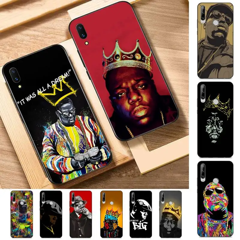 

Rapper Biggie Smalls The Notorious BIG Phone Case for Huawei Y 6 9 7 5 8s prime 2019 2018 enjoy 7 plus