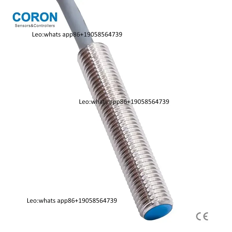 Фото Индуктивный датчик приближения CORON CMJ-A8M-2ANB взрывозащищенного типа, M8, NPN, нормально замкнутый, с выводами, врезной монтаж №4