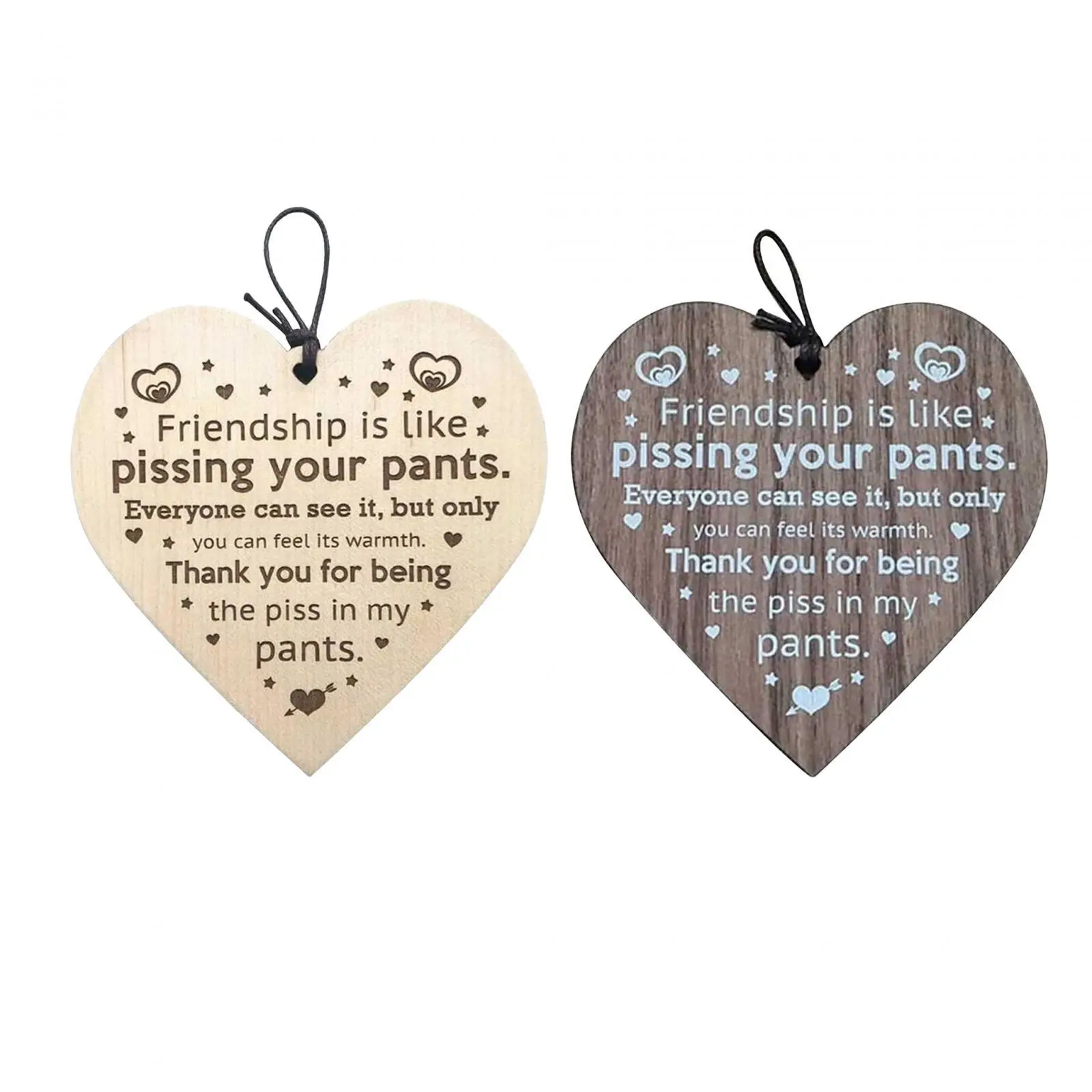 

Деревянные знаки, декоративная стена, искусственная кожа, смешные подарки дружбы для лучшего