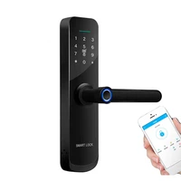 hot selling intelligent electronic digital door lock card code app wifi keyless fingerprint smart locks for home