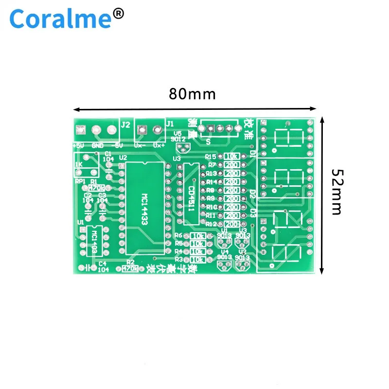 Цифровой милливольтметр печатная плата DIY Kit 5V AD преобразование сварочный