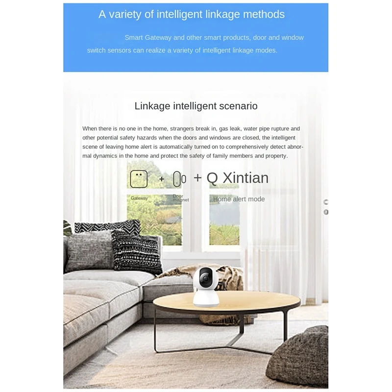 Магнитный датчик для двери Zigbee умная лампа Tuya открытия окон и дверей домашнее