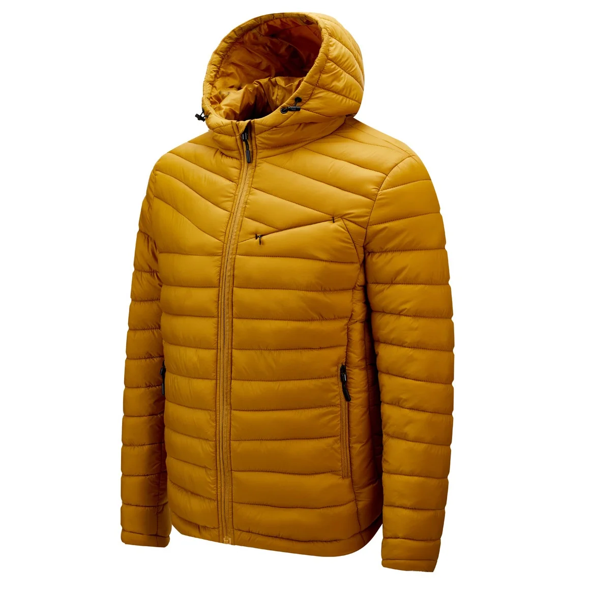 Men's Autumn Jacket Zip Lightweight Windbreaker Hooded Parka Male Fashion 2023 Spring High Quaty Soft Black Yellow Coat Men