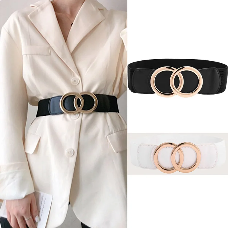 

Ремень женский эластичный без пряжки, роскошный брендовый корсет, регулируемый пояс