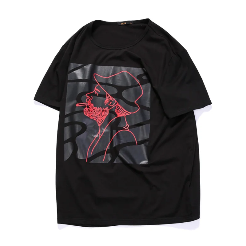 

Футболка мужская летняя с коротким рукавом и принтом, размеры 7XL, 6XL, 5XL, 4XL, 2XL