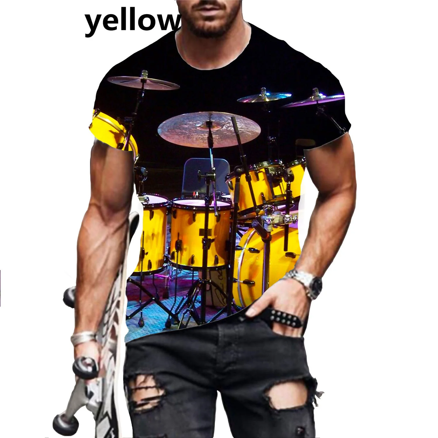 Футболка Мужская/женская с коротким рукавом забавная тенниска рисунком