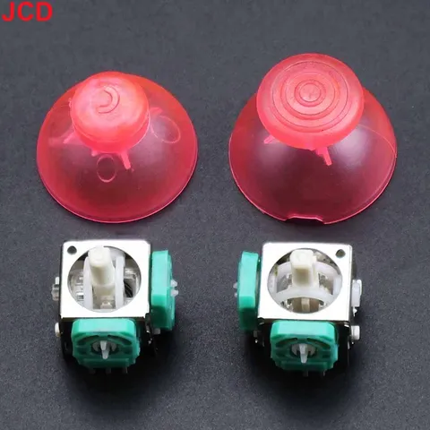 4 в 1 левый и правый 3D-аналоговый джойстик + кнопки большого пальца для Nintendo GameCube, запасные части для ремонта контроллера NGC GC