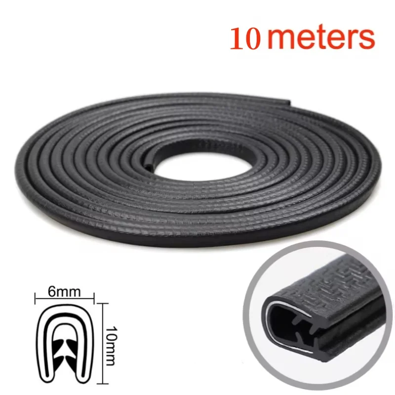 

Уплотнительная Лента Для Двери Автомобиля 5/10 М, Защитная Лента Для Края Автомобиля