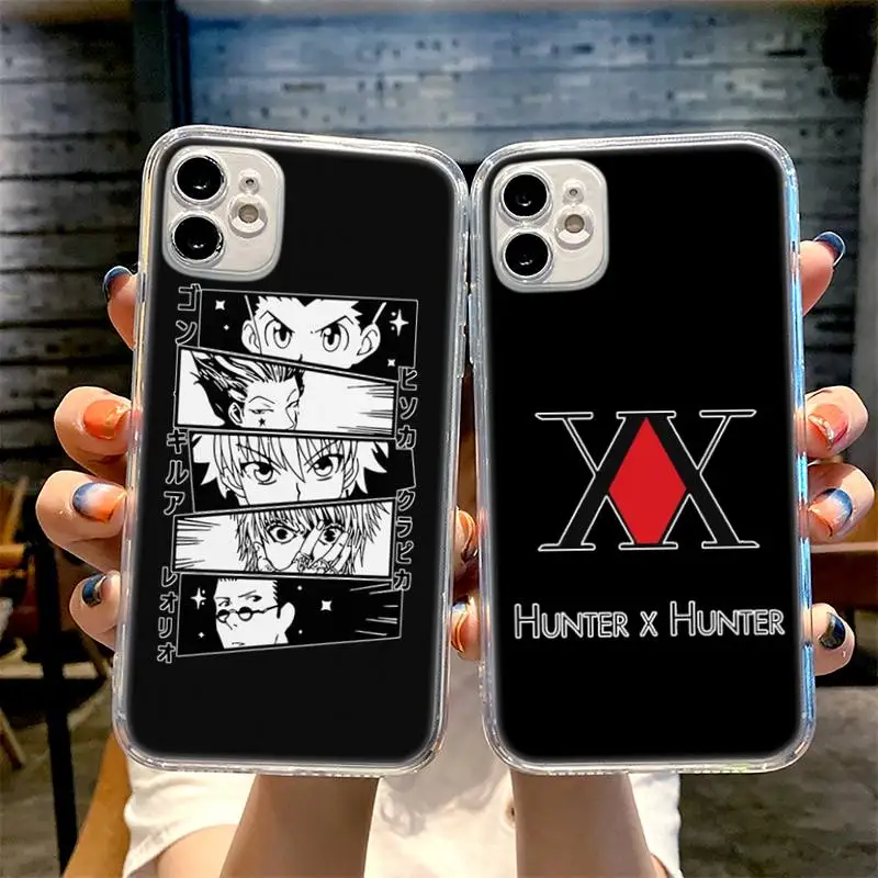 

Hunter x Hunter Phone Case For iphone 13 12 11 8 7 plus mini x xs xr pro max Transparent soft