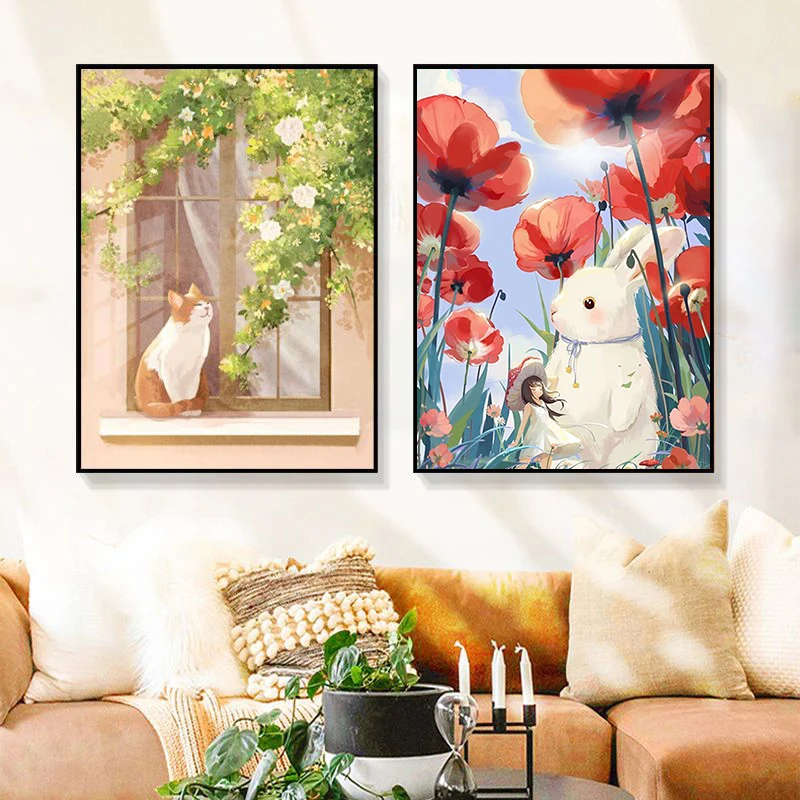 

Набор для рисования по номерам на холсте, 30 х40 цветов