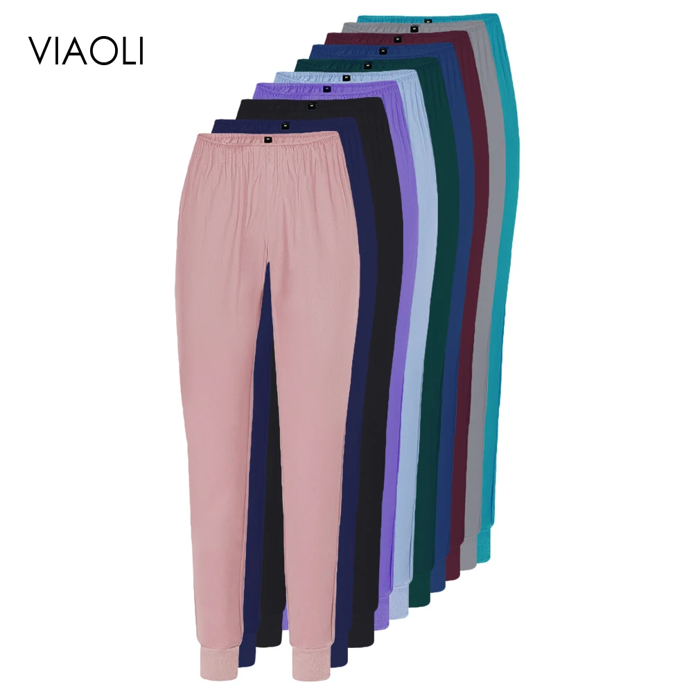 

Fashion Summer Thin Breathable Stretch Solid Color Work Pants Doctor Nurse Uniform Scrub Pants Dental Care Medical Uniform Pants