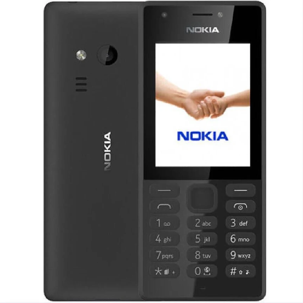 Фото Nokia 216 2G: Дополнительный телефон с двумя SIM-картами, камерой 0.3 МП, экраном 2.4 дюйма, аккумулятором 1020 мАч, FM-радио, MP3, Bluetooth 3.0, разъемом Micro USB 3.5 мм. Доступный разблокированный телефон Nokia.