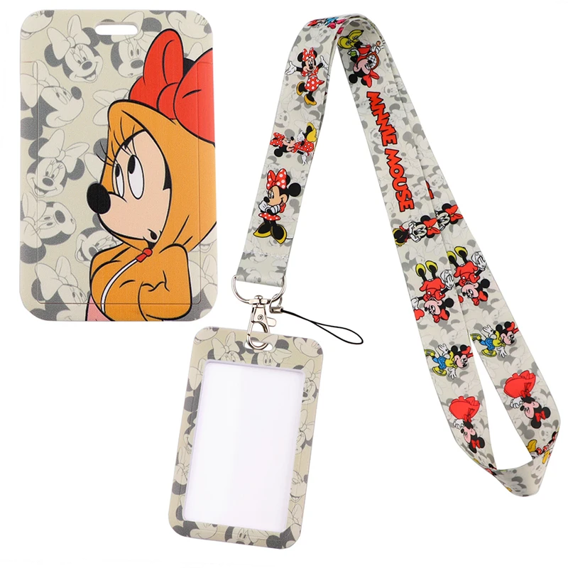 

Minnie Mouse Lanyard for Keys Phone Cool Neck Strap Lanyard for Camera Whistle ID Badge Cute webbings ribbons Gifts Decorations