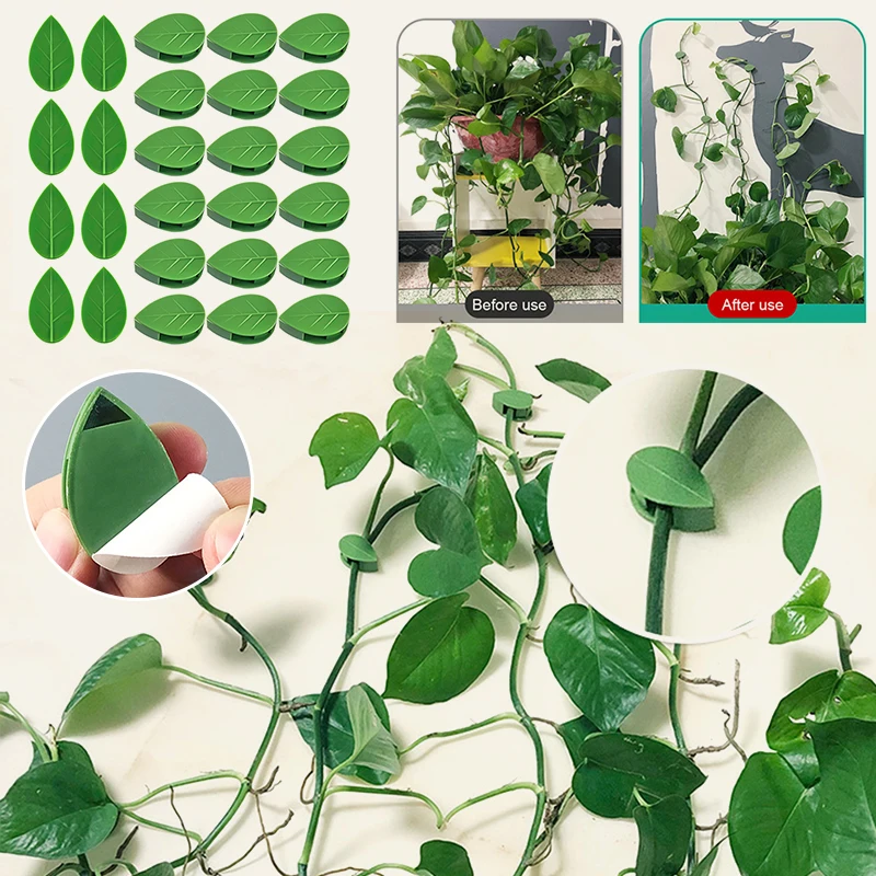 

60/100 шт., самоклеящиеся фиксаторы для растений