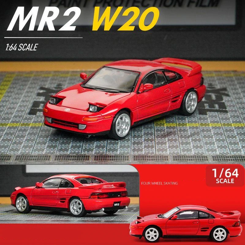 Модель спортивного автомобиля MR2 W20 из сплава модель литая фотомашинки