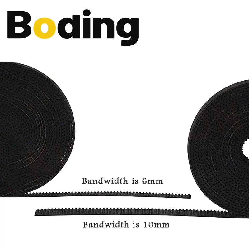 Обдво 2gt открытый синхронный ремень ГРМ ширина 3/6/9/10/15 мм резиновый Samll Backlash GT2