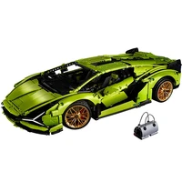 technical lambo sian compatible 42115 moc bricks model building project for adults sports car block 3696pcs toys for boys gifts