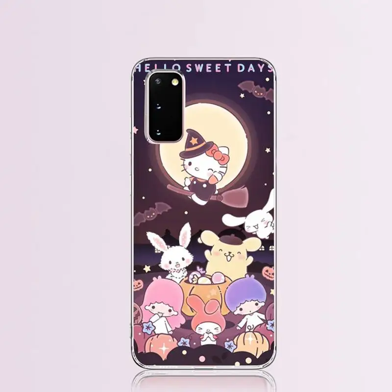 Чехол для телефона Hello Kitty Kuromi My Melody Sanrio Samsung S9 plus S5 S6 S7 edge S8 S10 | Мобильные телефоны и