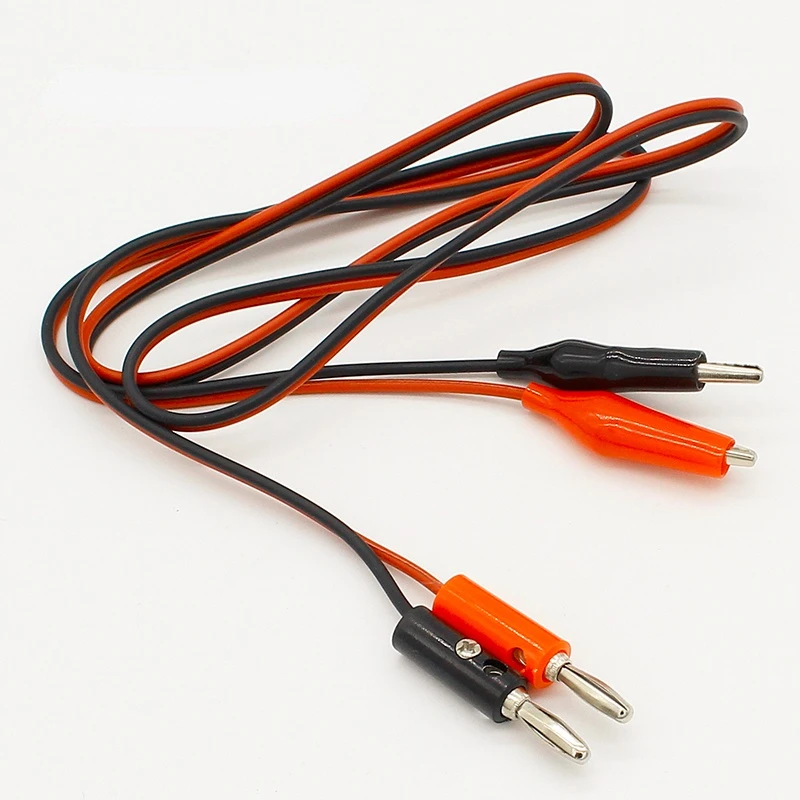 

Штекер типа банан 4 мм для медного электрического зажима, испытательные выводы, 1 м для щупа