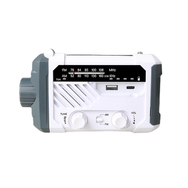 

SOS Alarm Battery Operated Radio for Survival Camping Home Outdoor Camping