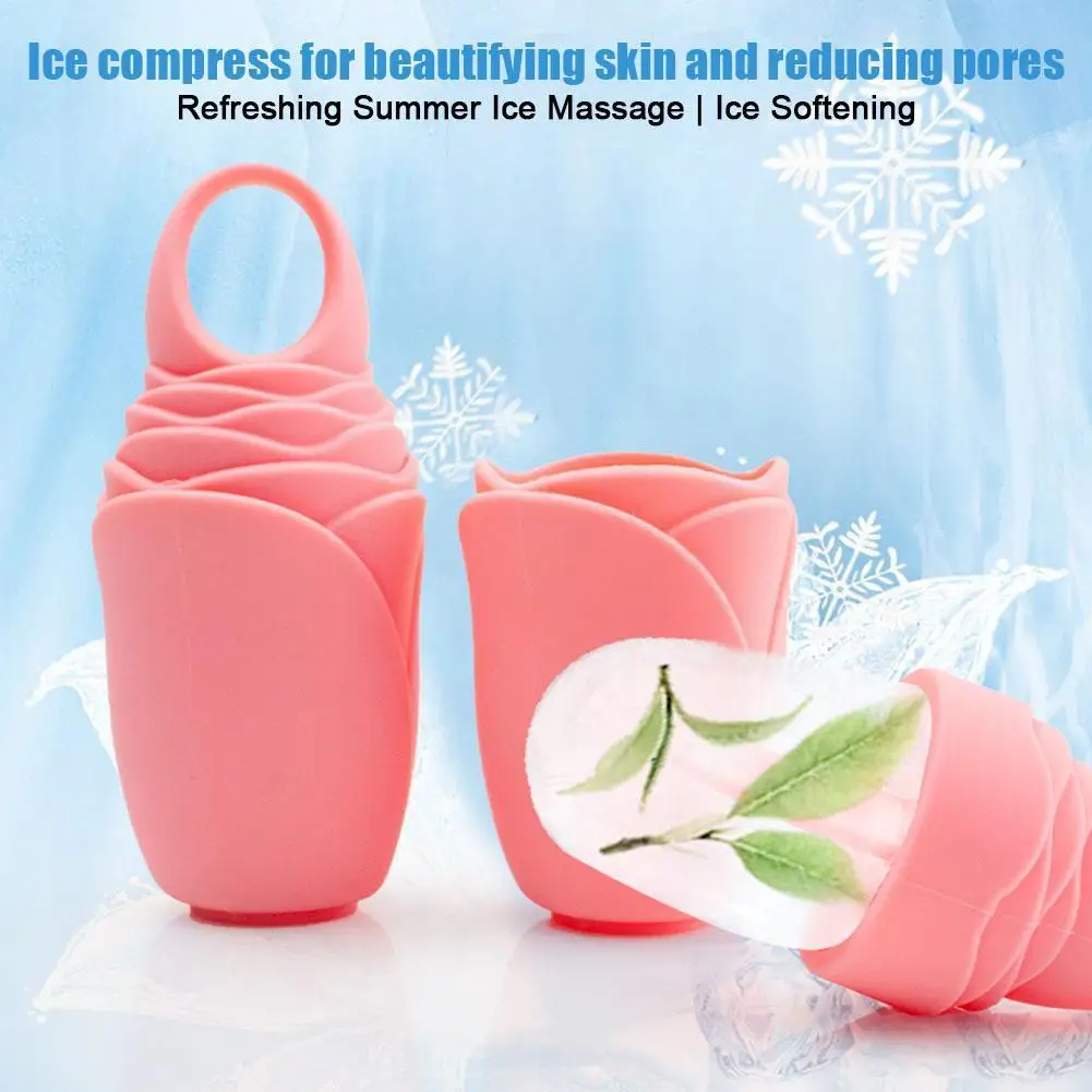 Skin Care Beauty Lifting Contouring Tool Silicone Acne Ice Balls Face Ice Massager Reduce Roller Cube Trays Globe Facial tool