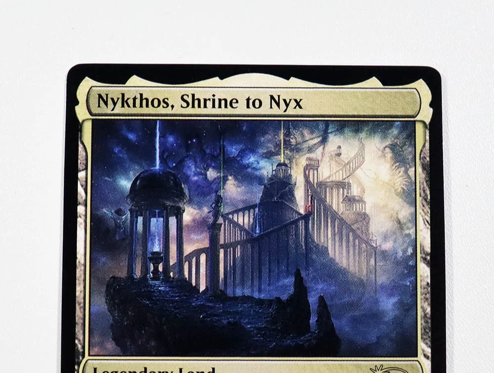 Nykthos Shrine to Nyx TCG Волшебные прокси-карты Игра Черная Высококачественная